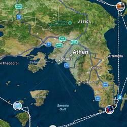 Unsere Tour starting Chalkida ending Poros