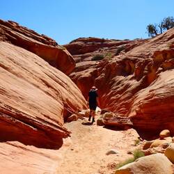 Kurz danach fängt der 1. Canyon an.