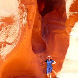 Der Einstieg in den 2. Canyon ist ziemlich weit oben.