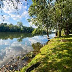 Direkt am Fluss