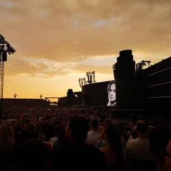 Waiting for the Queen to arrive