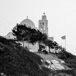 The Orthodox church on the hill