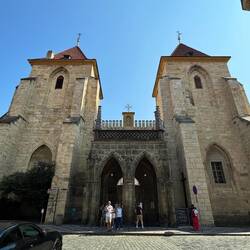 Church of our Lady under the Chain at the end of the Bridge
