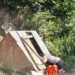 Mal schnell das Abendessen aus dem Erdkeller geholt🫣😉