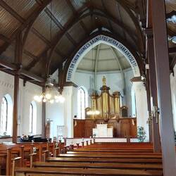 Noch eine Kirche und nochmal kein Protz. Sehr sympathisch 👍