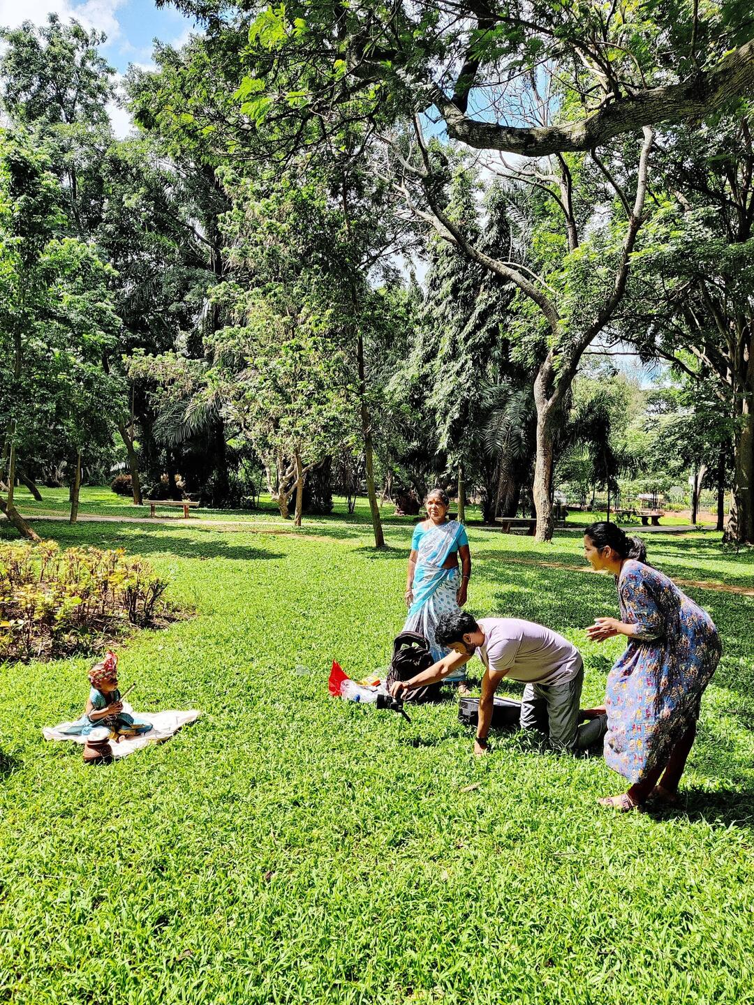 Baby-Krishna Fotoshooting