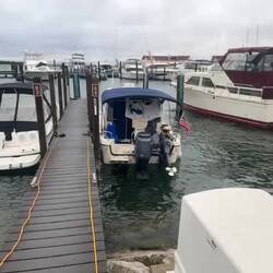 Rough night/day in the marina,