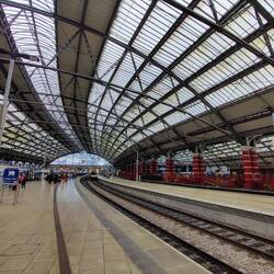 In Liverpool angekommen mit dem High Speed Zug