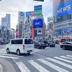 Shibuya Crossing - unglaubliche Verkehrsführung