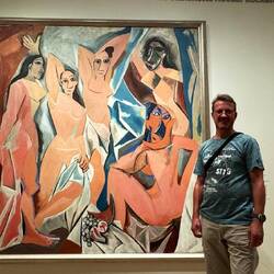 Picasso und Uwe im MoMA