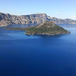 Crater Lake mit Wizard Island