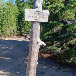 Höchster Punkt Oregon und Washington