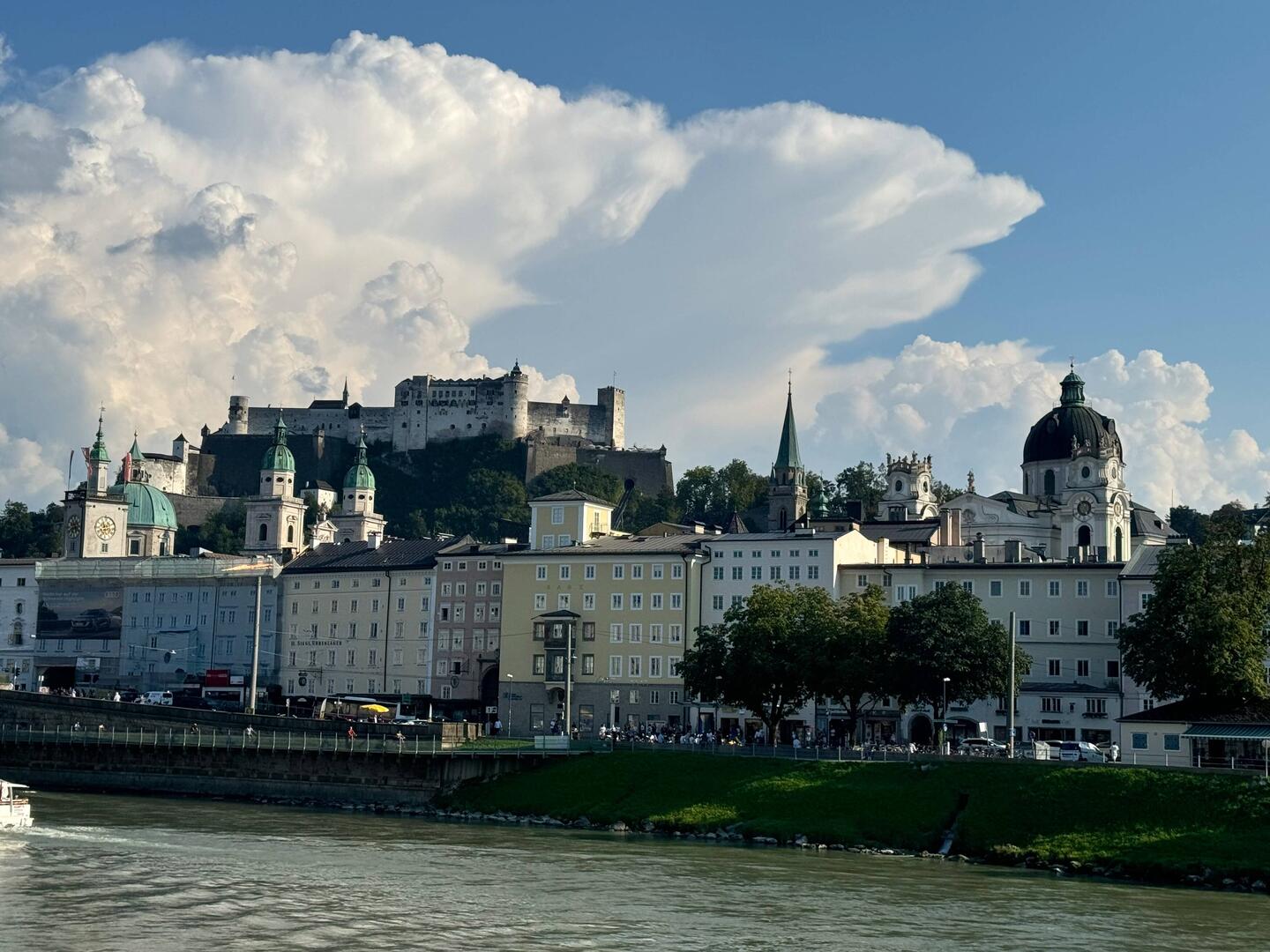 River Salzach city of Salzburg