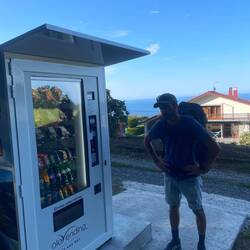 vending machine on the top of the mountain