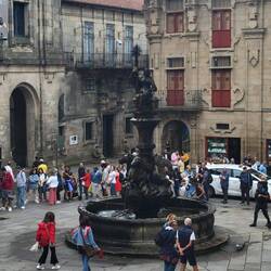 Fountain in square near Cathedral