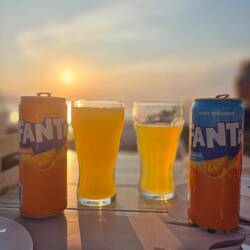 Fanta carbonated 🤤 & nicht carbonated 🫣