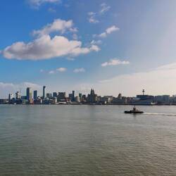 Liverpool vom Schiff aus