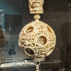 Ivory sphere - 18 layers carved within each other