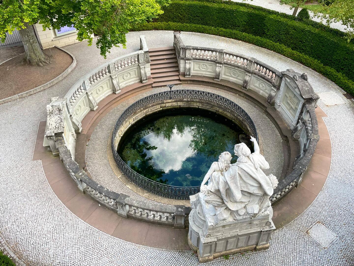 Sehr schöner Ort, die Quelle der Donau
