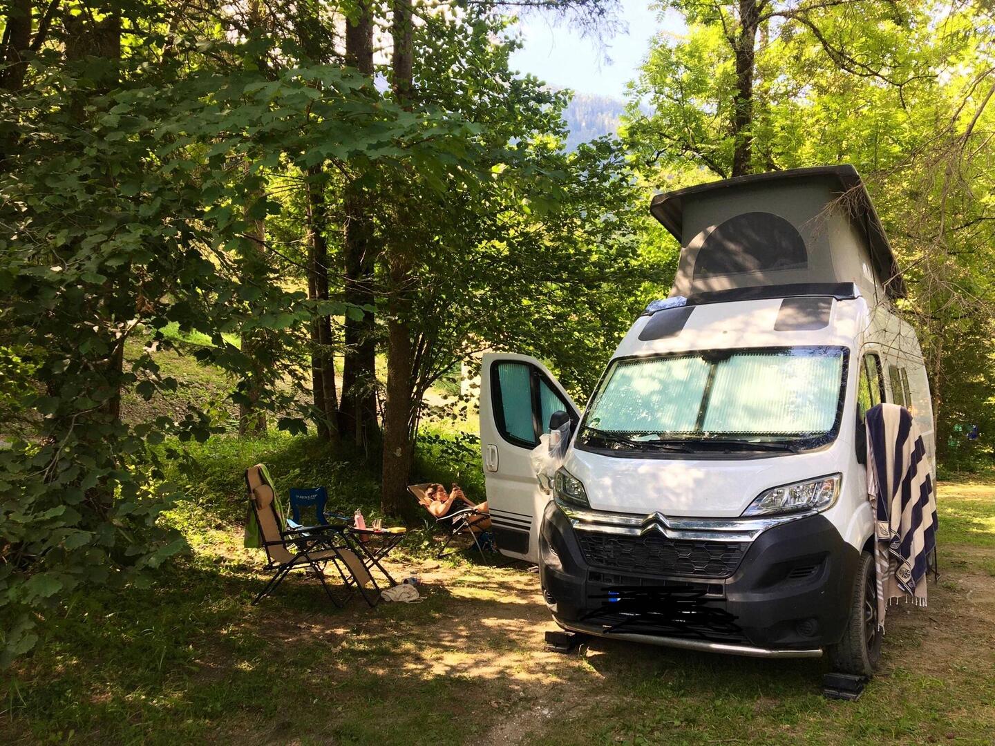 Our camping spot