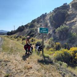 Leavin' Wyoming - entering Colorado!