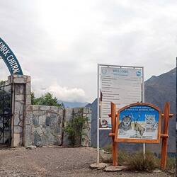 Eingang zum Gol NP ... Schusswaffen verboten 🫢.