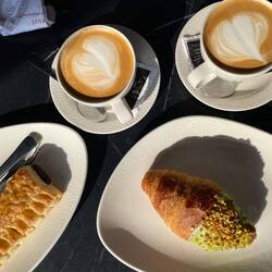 the croissant was very delicous, but too much