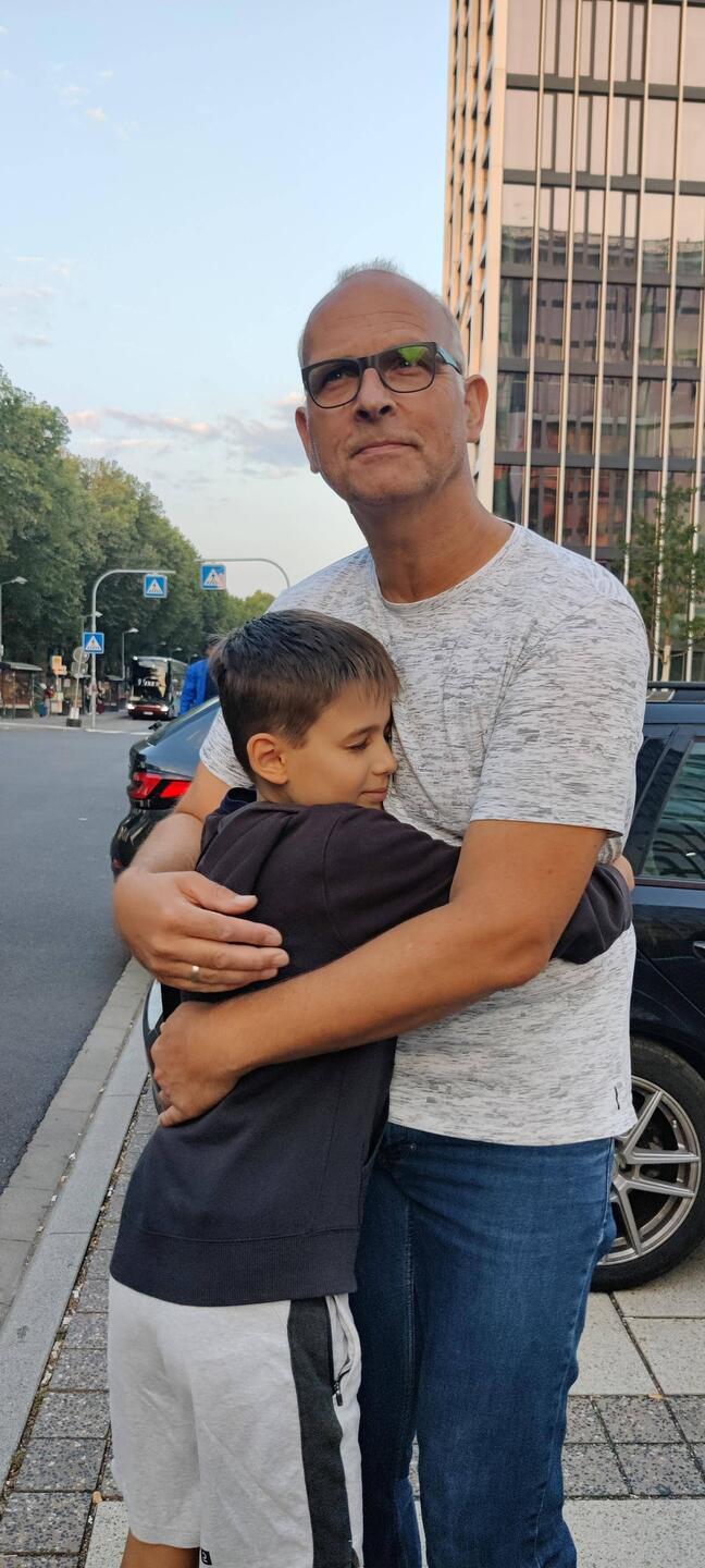 Tschüss Papa, diesmal ohne Herzschmerz und grosser Vorfreude auf die nächsten zwei Tage