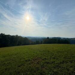 Sun is setting in Tragwein