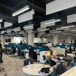 Open plan offices - my team in the front left of the photo