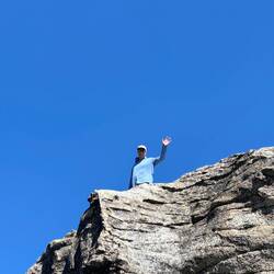 Luke at Donner Summit