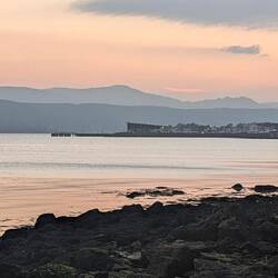 Sunset am Clyde River