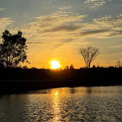 Sun going down