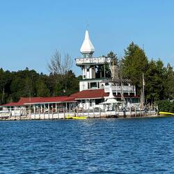 Dollar Island. Built by a couple as a private residence.
