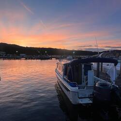 Sunset over Munising