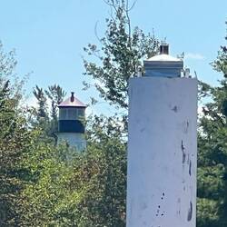 Grand Island West Channel Range Lights.