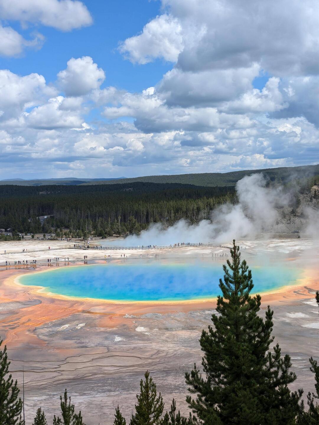 Grand Prismatic, seen from above