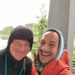 Bei schlechtem Wetter muss man sich nen Spass machen