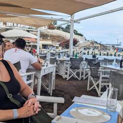 Another great meal on the beach