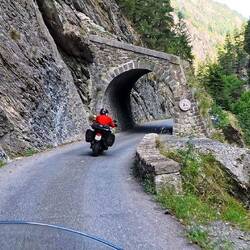 Regine im Abstieg nach Barcelonette