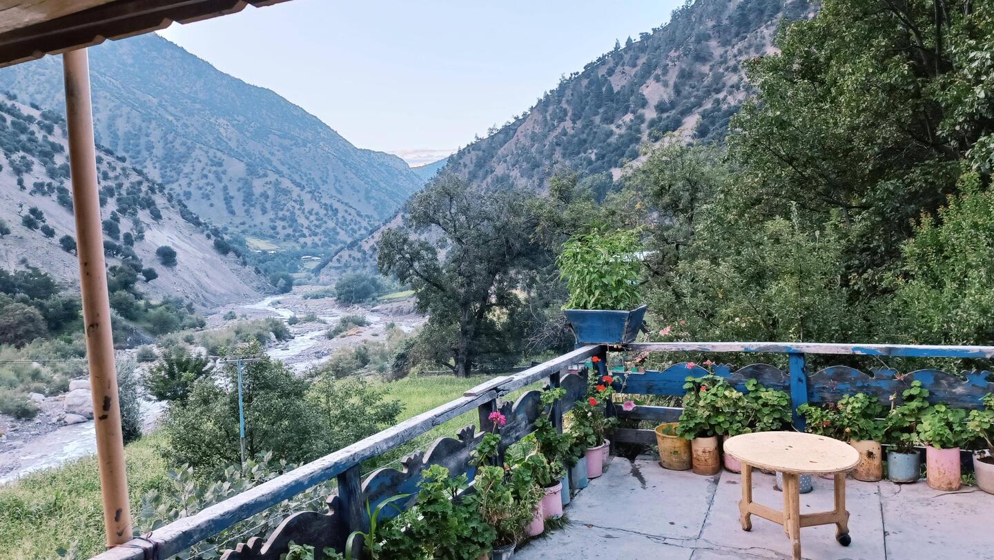 Aussicht vom Kalash Home Guesthouse