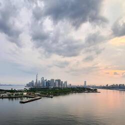 Einfahrt nach New York