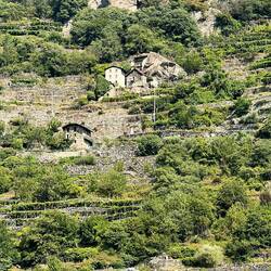 We were driving and noticed these houses built into the rocks!