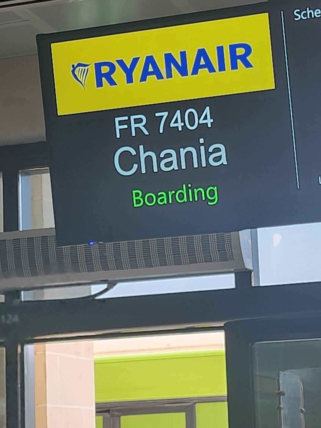 First Ryanair flight. Trouble free.