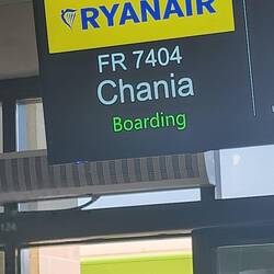 First Ryanair flight. Trouble free.