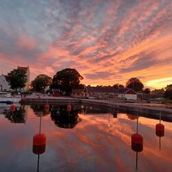 Sonnenuntergang in Kristianopel