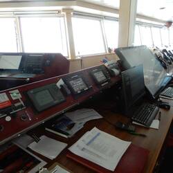 On the bridge of the Fram