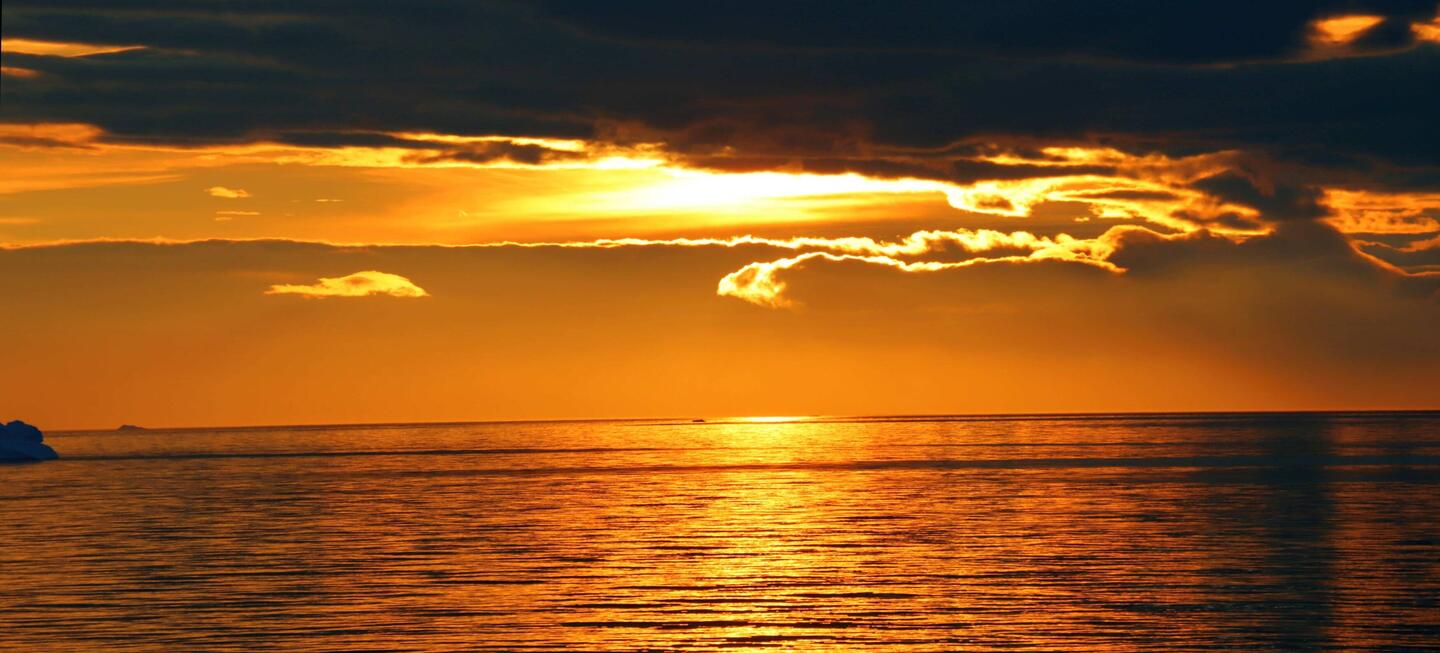 Sunset Baffin Bay 1st Sept 24