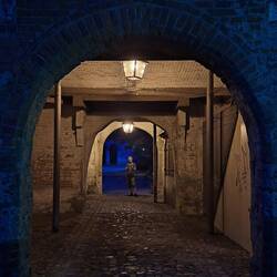 Des Abends ist es dort schon sehr romantisch