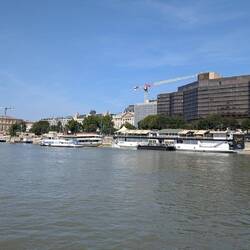Eines der vielen Hotels auf der flachen Pester Seite